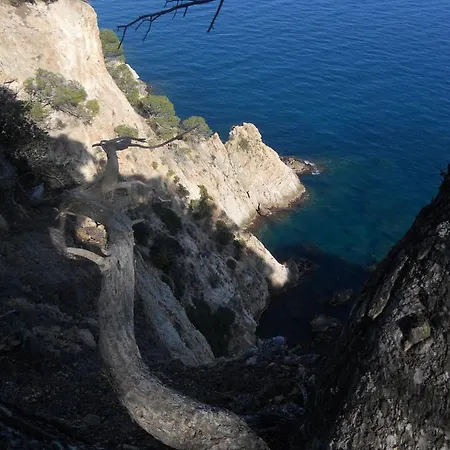Vieille Ville Tossa Vue Sur Mer