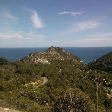 Vieille Ville Tossa Vue Sur Mer *
